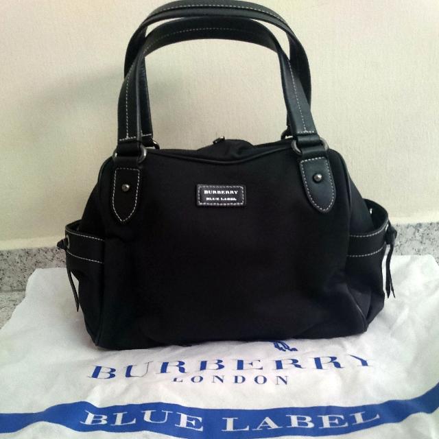 black burberry bag