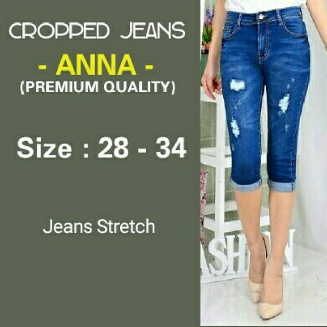 jeans cropped jeans anna size 