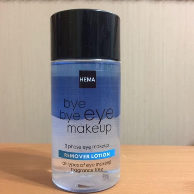 opschorten verwijderen Verstoring Hema 2合1 眼部缷妝Eye Makeup Remover 125mL, 美容＆化妝品, 化妝品- Carousell