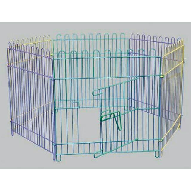 Kandang Pagar Octagon Rainbow Hewan Anjing Kucing Pet Shop A 444