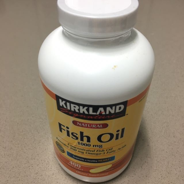 Kirkland Signature (Costco) Fish Oil 1000mg (400 Capsules), Health