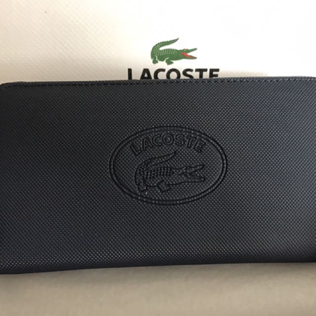 lacoste long wallet