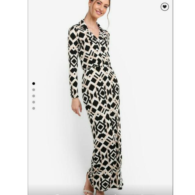 lubna wrap dress