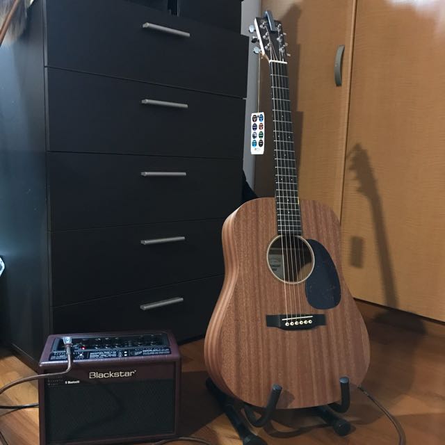 Martin Dreadnought Junior D Jr. 2E Sapele Guitar Hobbies Toys Music Media Musical Instruments on Carousell