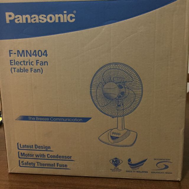 Panasonic Table Fan 12", TV & Home Appliances, Kitchen Appliances