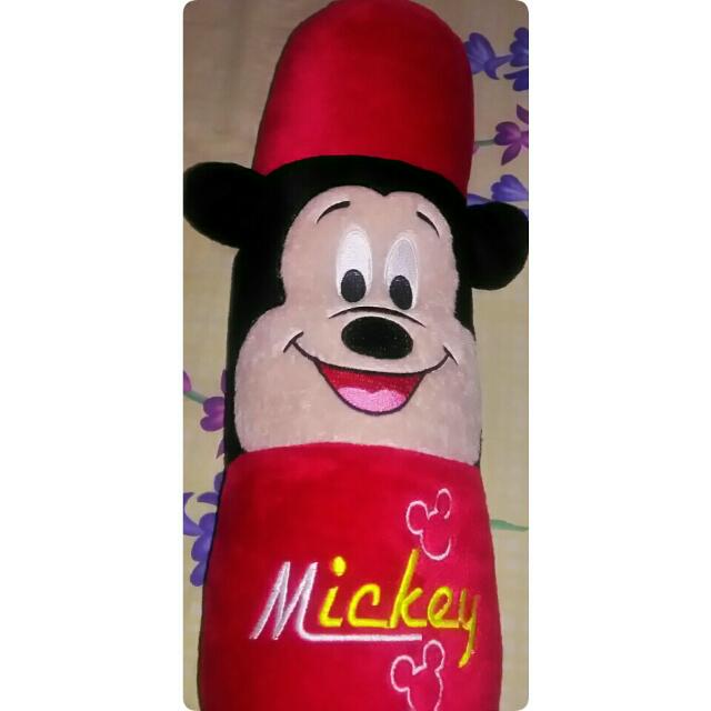 Pillow Mickey Mouse Colour Red Fesyen Wanita Aksesoris Di Carousell