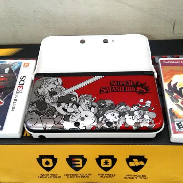 Red 3ds XL Limited Edition Super Smash Bros, Video Gaming, Video Game