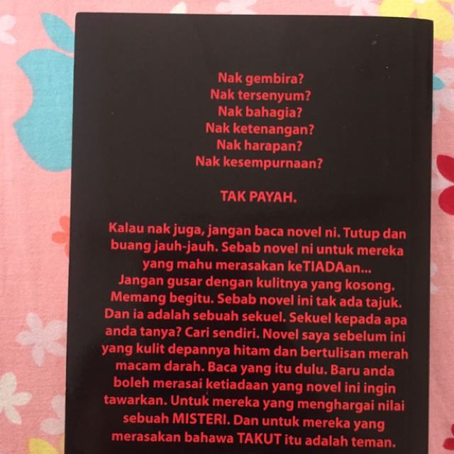 Jangan Baca Novel Ini Bhgian 1 2 3 Books Stationery Books On Carousell