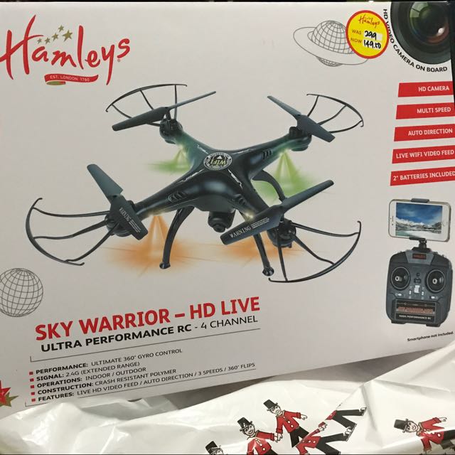 Hamleys sky new arrivals warrior drone