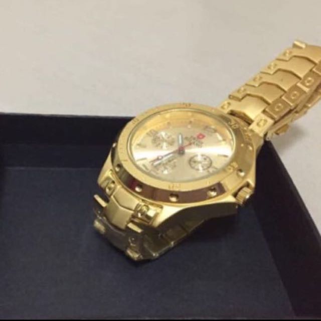 Swiss Bilanco Gold Colour Watch For