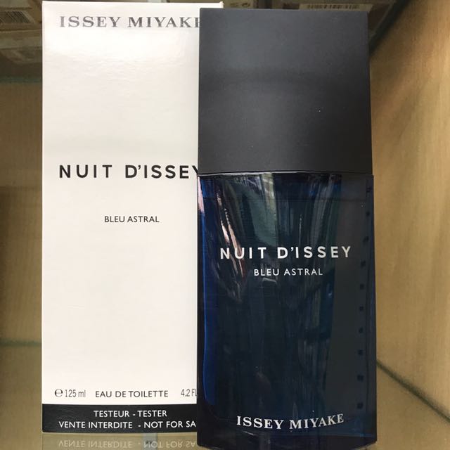 TESTER) Issey Miyake Nuit D'issey Bleu Astral Men Perfume 125ml, Men's  Fashion, Bags, Belt bags, Clutches and Pouches on Carousell