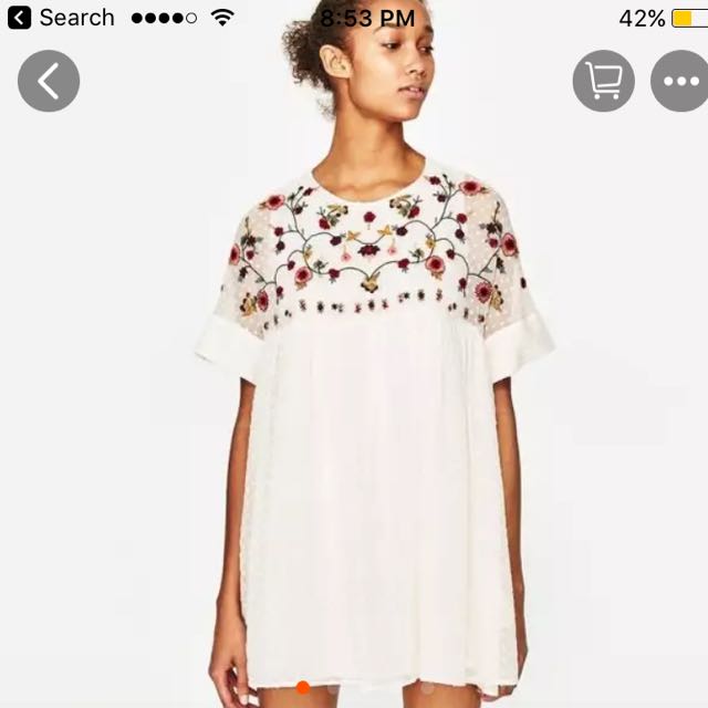 ZARA INSPIRED BABYDOLL ROMPER DRESS S