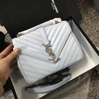 Ysl Monogram Light Blue Medium Size (outlet stock)
