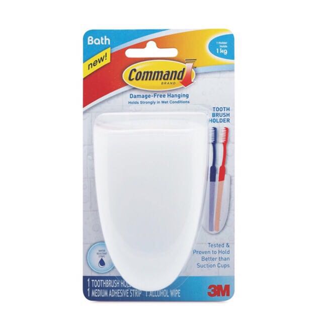 3m Command 1kg Various Bath Hooks Damage Free Hanging