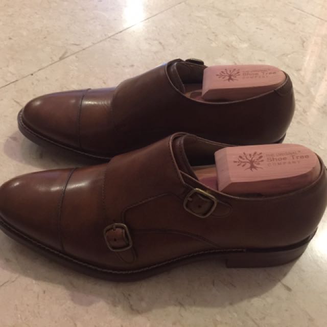 Men's cole haan deals monk strap shoes