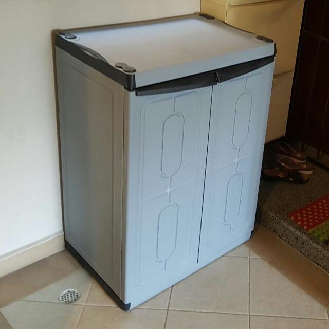 Free Delivery Plastic Cabinet Full Height Low Height Outdoor