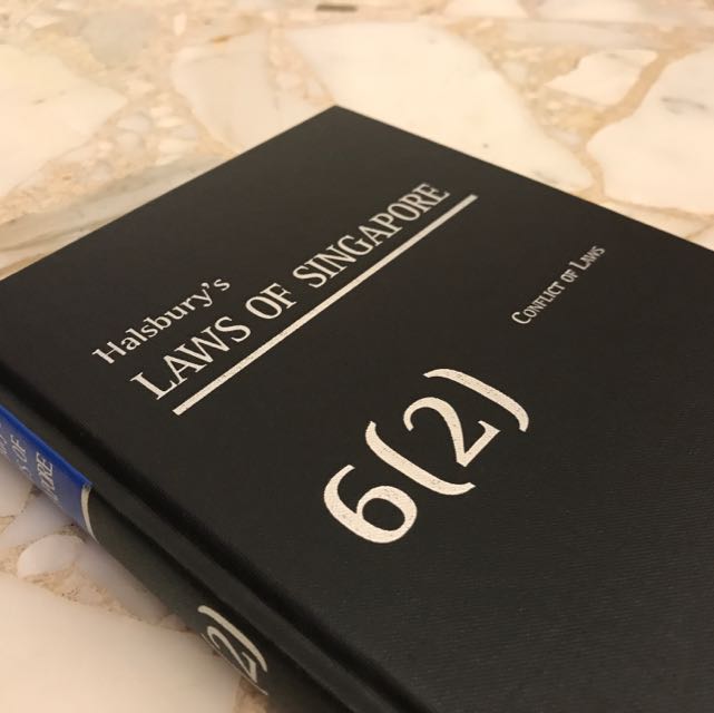 Halsbury S Laws Of Singapore Conflict Of Laws Books Stationery Textbooks On Carousell