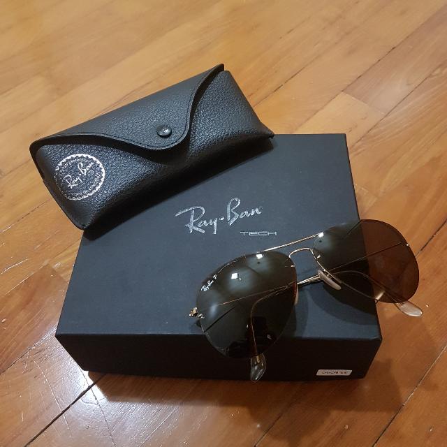 Ray Ban Aviator Flip Out Sunglasses, Men's Fashion, Watches & Accessories,  Sunglasses & Eyewear on Carousell