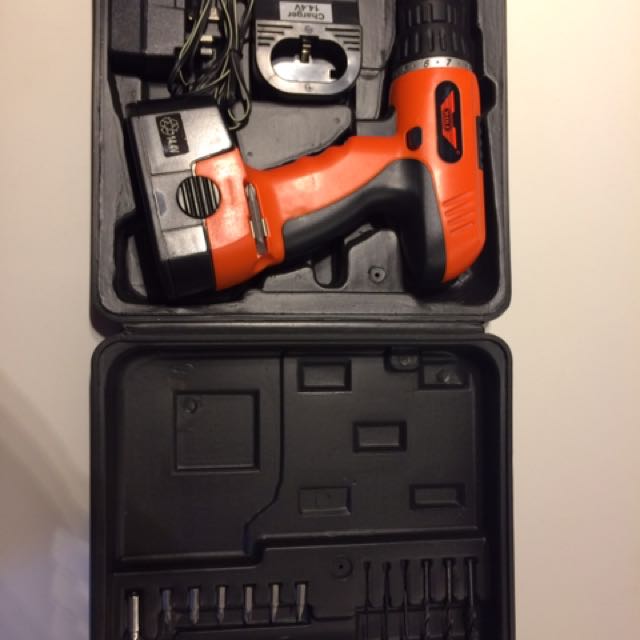 WOLF Cordless Drill 14.4V TV Home Appliances Electrical Adaptors Sockets on Carousell