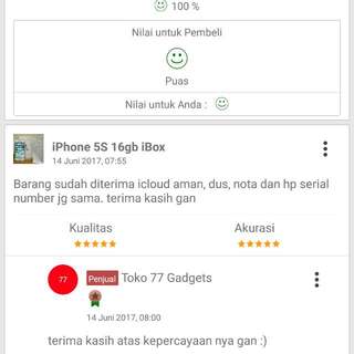 TESTIMONI 5S 16gb
