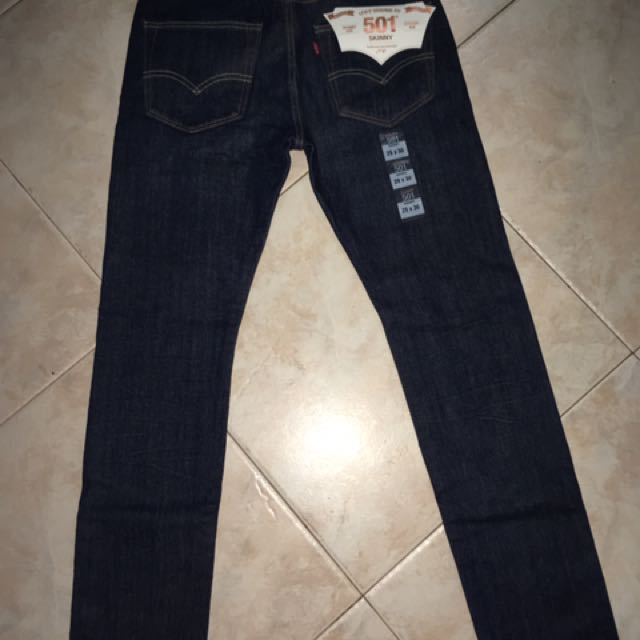 Levi's 501 Skinny Jeans, Men's Fashion, Bottoms, Jeans on Carousell