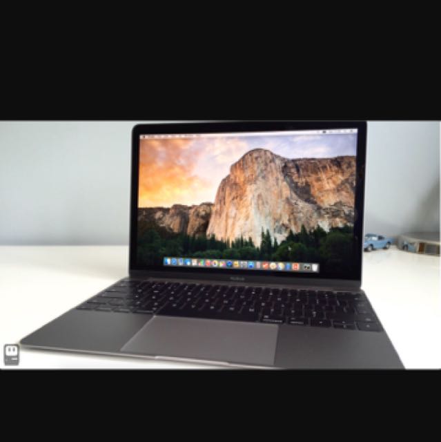 Mint 2015 12 Inch Macbook Space Grey 512gb 12ghz