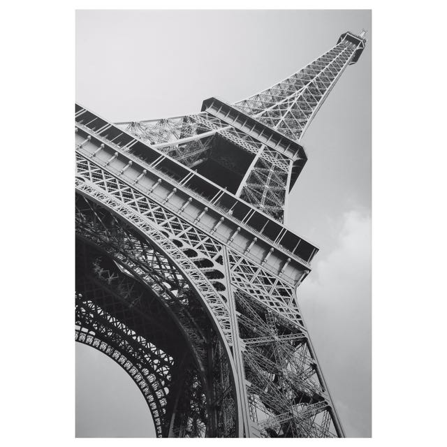 Paris Eiffel Tower Ikea Painting With Canvas And Frame Furniture
