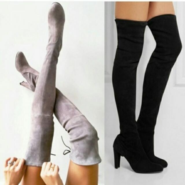 high heel Long Thigh Boots Shoes 