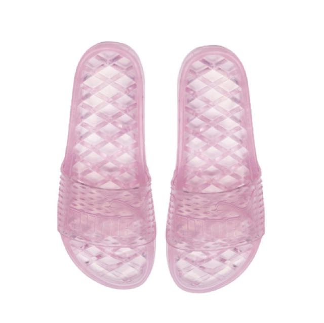 pink puma jelly slides