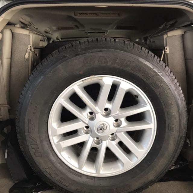 Toyota Fortuner 4 Pcs Rims Tyres, Car Accessories on Carousell