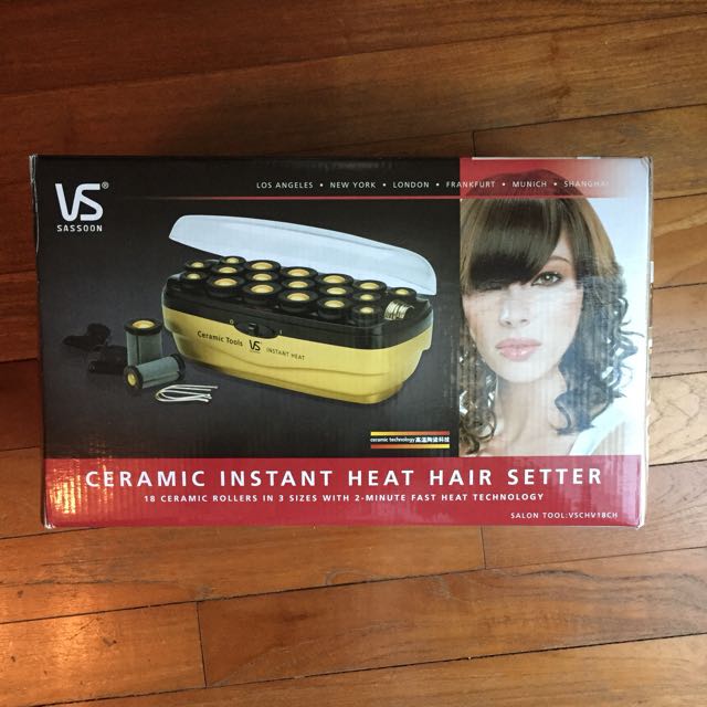 Vidal Sassoon Vs Ceramic Instant Heat Hair Setter Heated Rollers For Instant Curls Health Beauty Hair Care On Carousell
