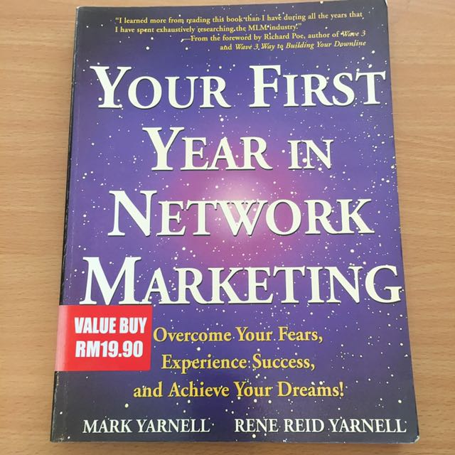 Your First Year In Network Marketing Books Stationery Fiction On Carousell