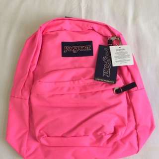 Jansport Superbreak Fluorescent Pink