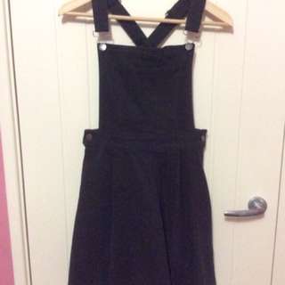Black Overall Dress