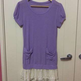 Korean Style Shirt Dress