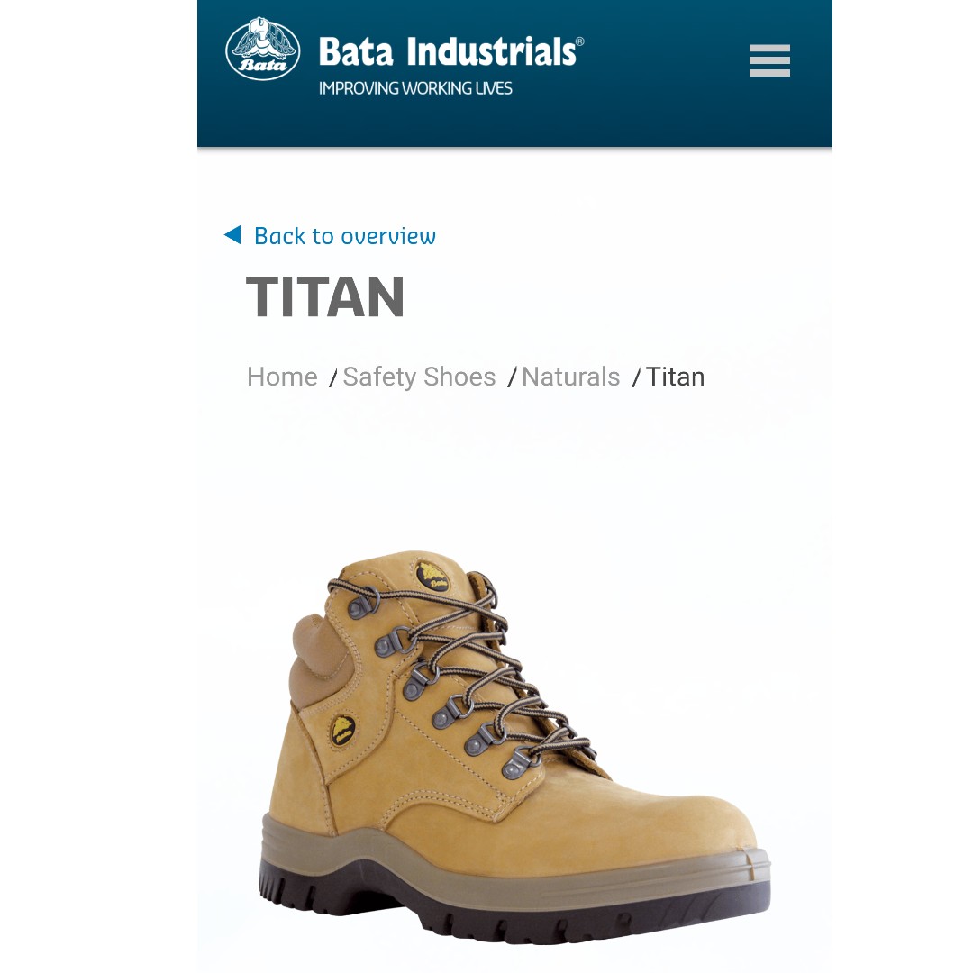 titan safety boots