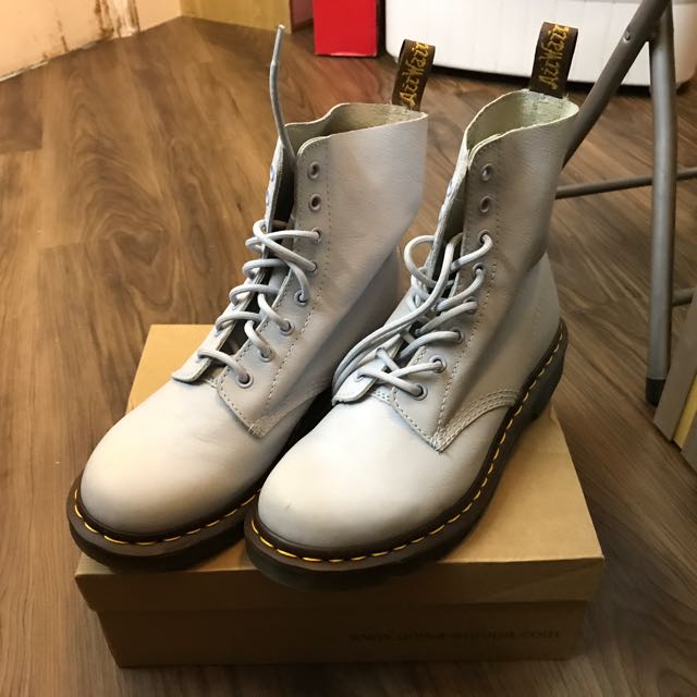 light blue dr martens