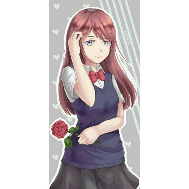 Wallpaper Free Ongkir Cosplay Sanae Ebato Ecchan J Pop Di Carousell For Free