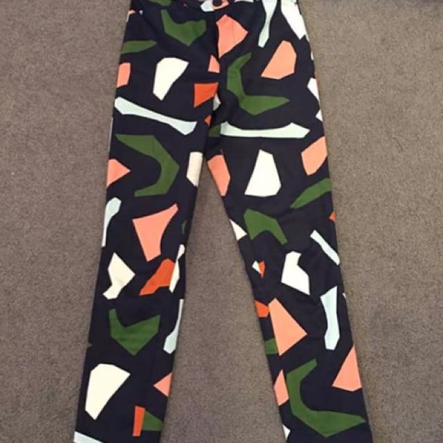 Gorman Jigsaw Pants Size 8 Women S Fashion Clothes On Carousell