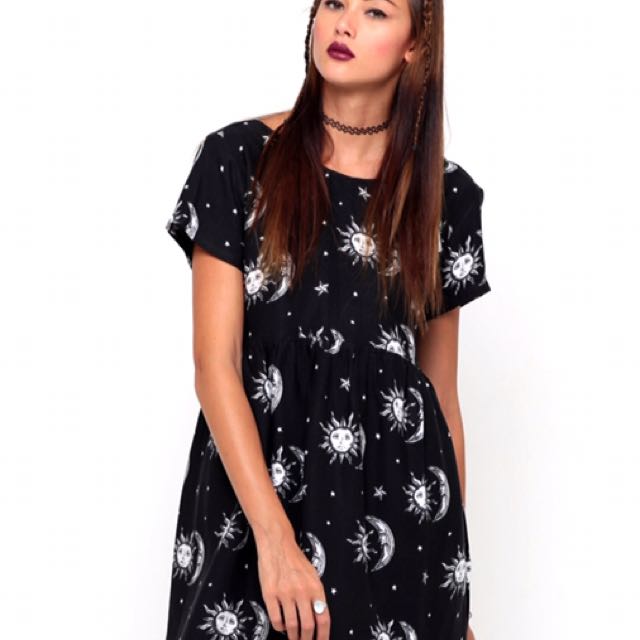 Motel rocks sun and moon dress Clearance