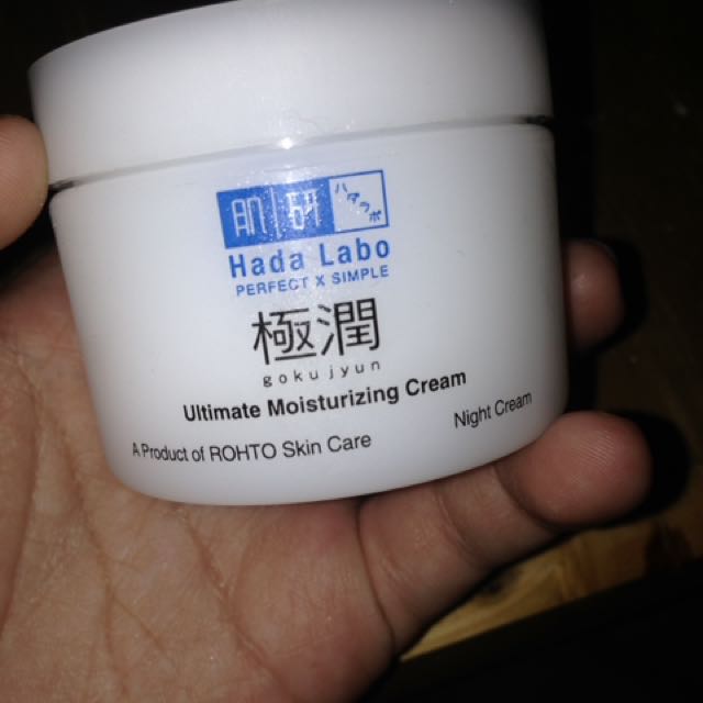 hada labo gokujyun night cream