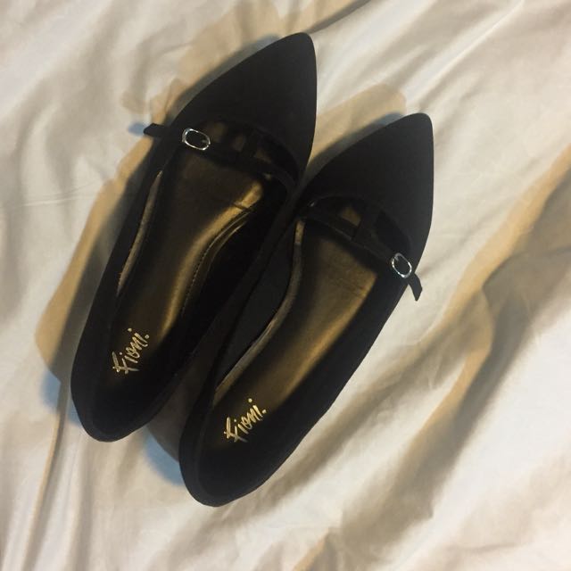 fioni shoes black flats