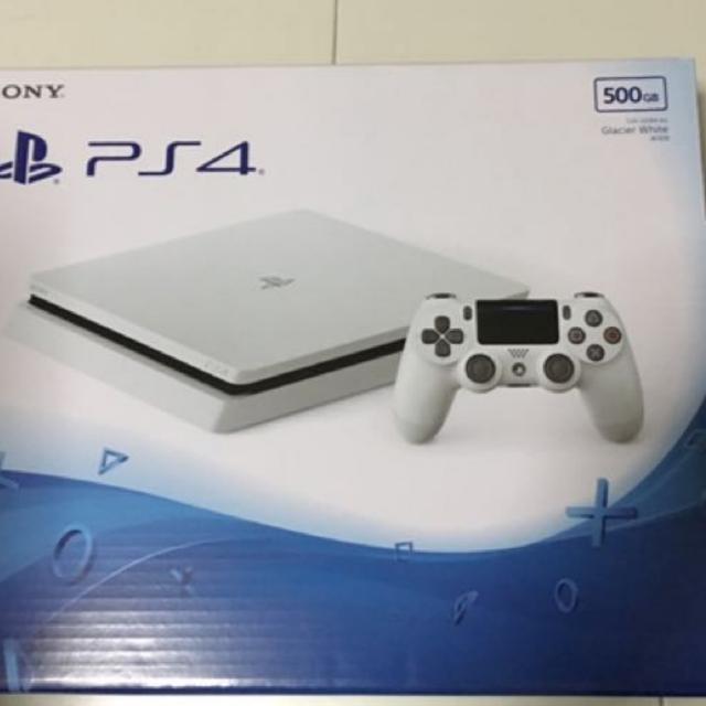 ps4 slim white console