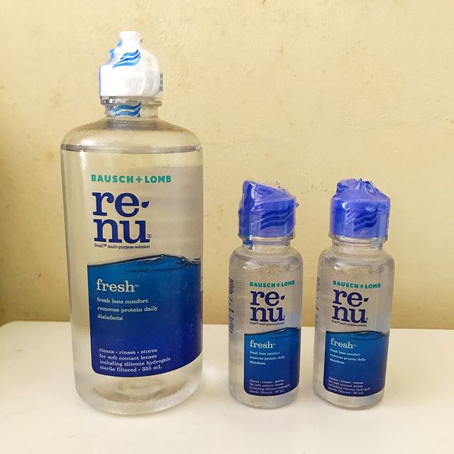 RENU FRESH MULTIPURPOSE CONTACT LENS SOLUTION SET, Beauty & Personal