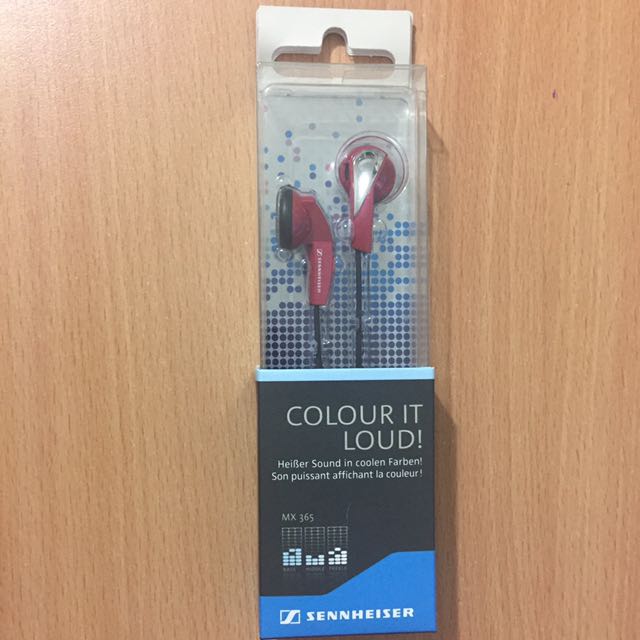 Sennheiser MX 365 Colour It LOUD! Earphones, Audio, Earphones on Carousell