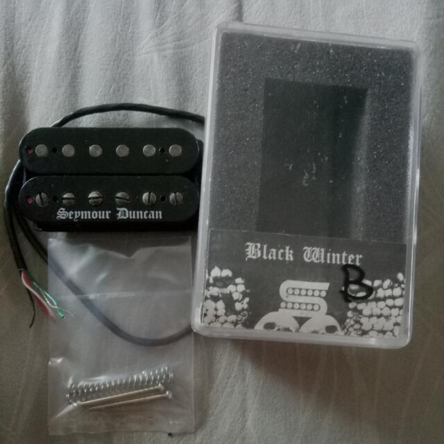 Lowered Price Seymour Duncan Black Winter Bridge Pickup Music