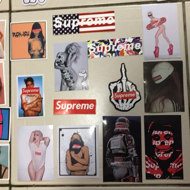 cool supreme stickers