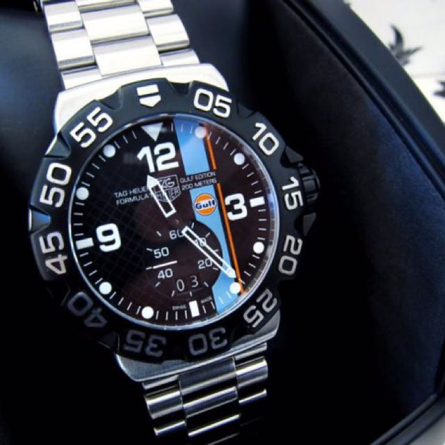 Tag heuer gulf edition price hot sale