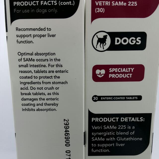 長期現貨 美國 Vetri Science Vetri Same 225 肝臟補充劑 狗 犬 dog canine (30片), 寵物用品, 寵物食品 - Carousell