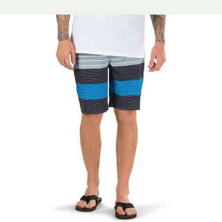 美國直送 Vans ERA BOARDSHORT - black-compass-stripe629433608688661121